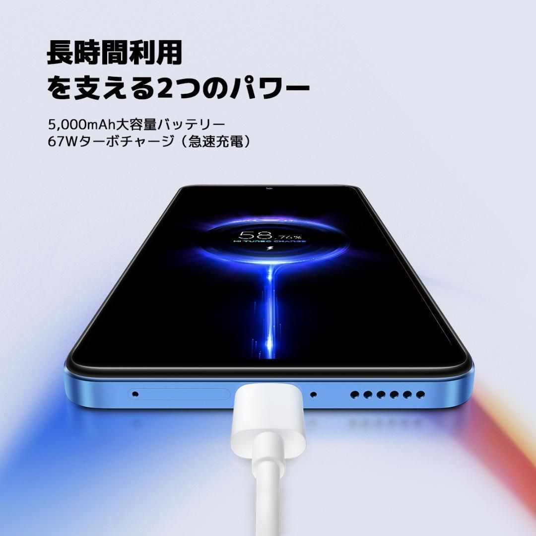 新品 Xiaomi シャオミ Redmi Note 11 Pro 5G 6 GB + 128 GB 日本語版 SIMフリースマートフォン本体  アトランティックブルー 送料無料 - メルカリ