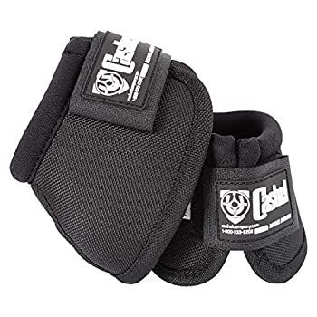 (Small Black) - Cashel No Turn Bell Boots for Horses Equine - Pair - All Sizes XX-Small X-Small Small Mini Medium Large or X-Large