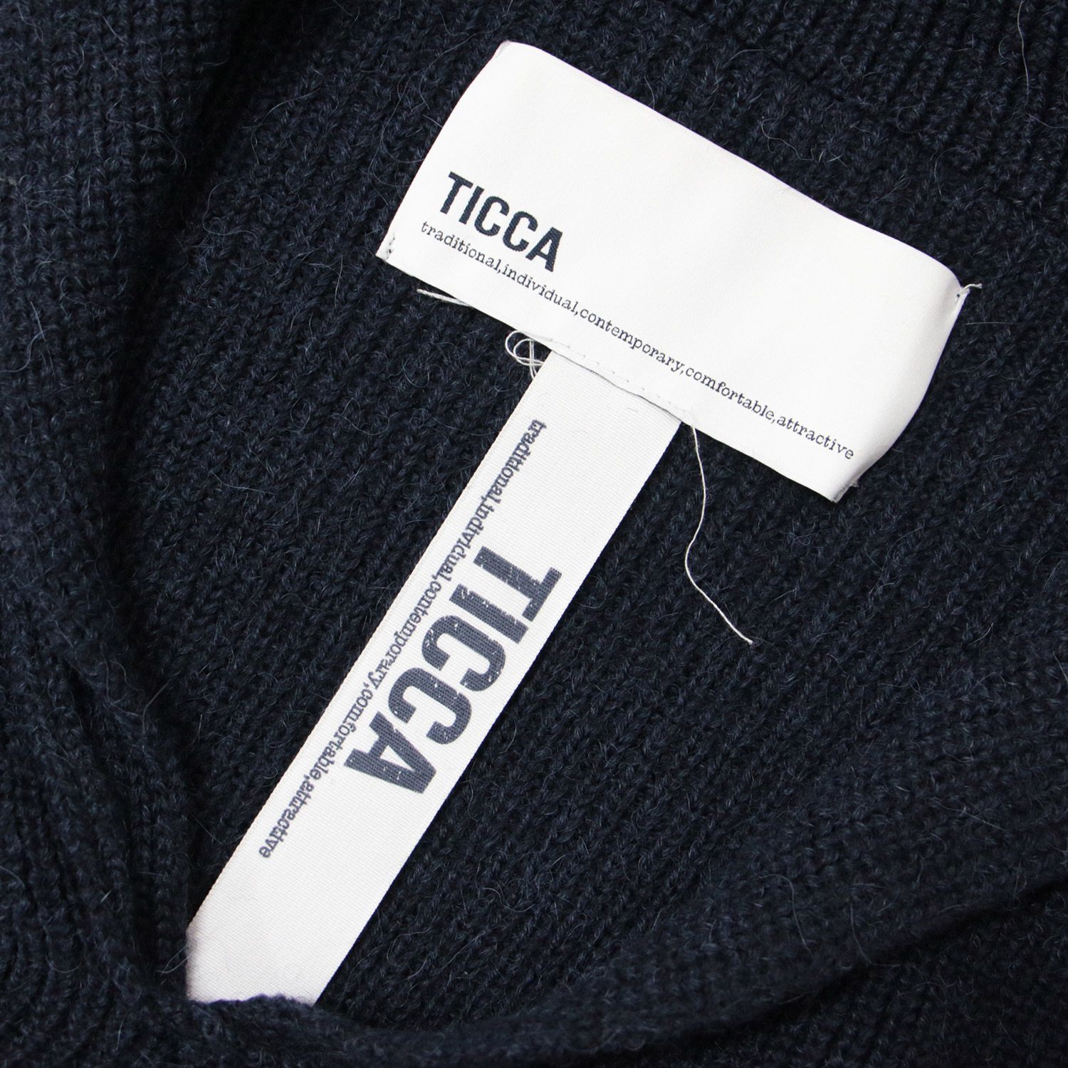 TICCA セーラーカラー ニット ネイビー