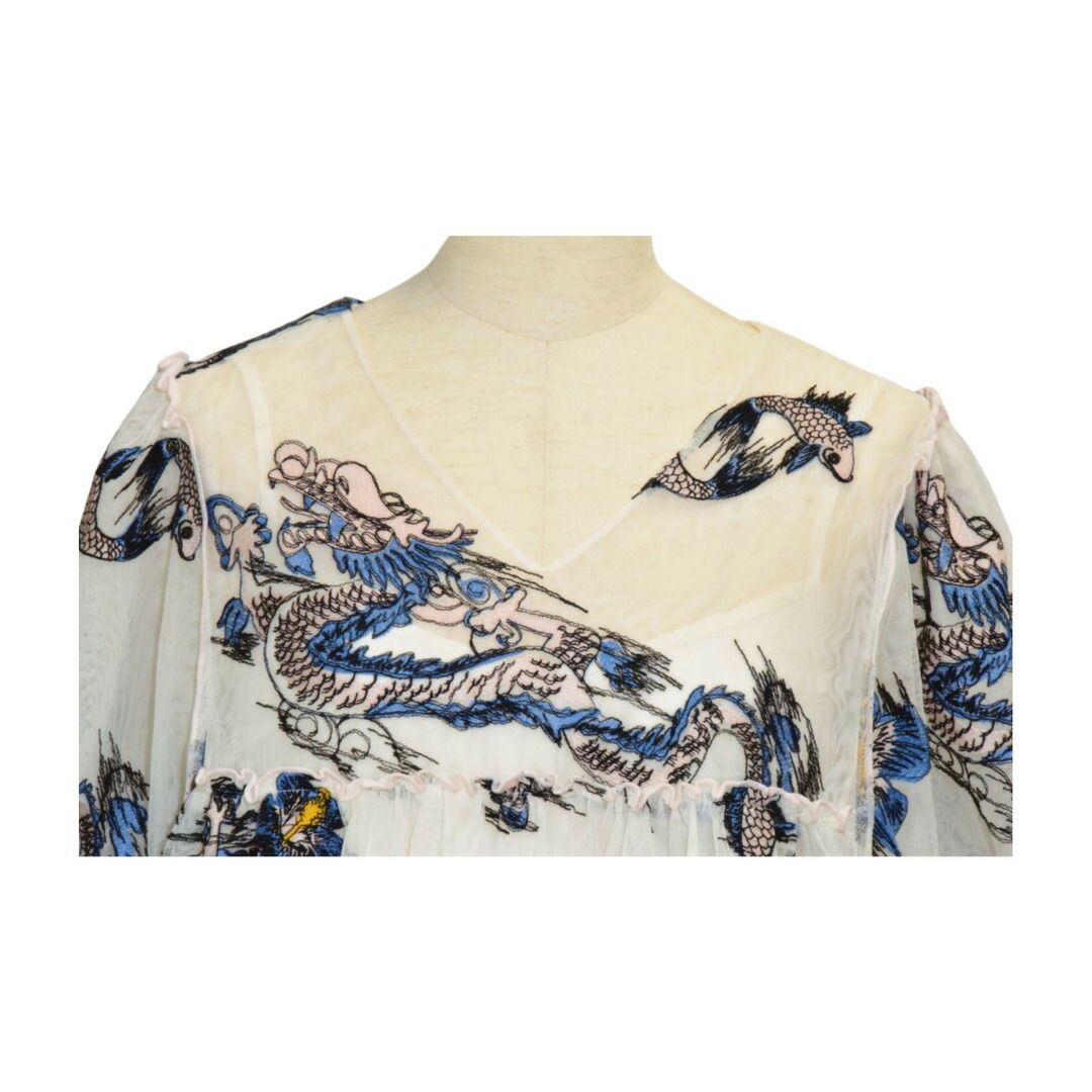 ヴィヴィアンタム VIVIENNE TAM シャツ/ブラウス 半袖 ネット 鯉