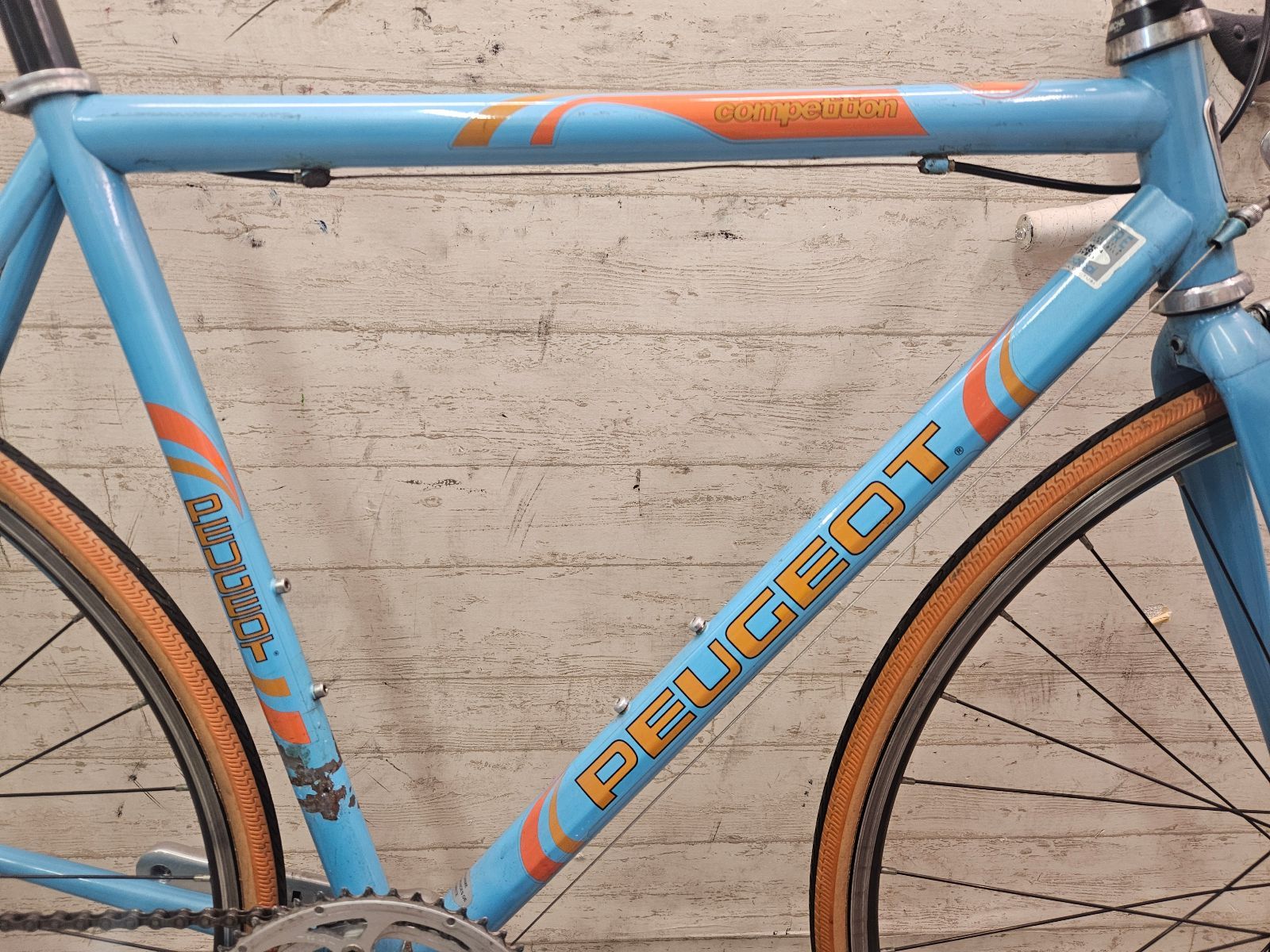 □【 西濃運輸 発送のみ 】PEUGEOT COMPETITION size:52 CAMPAGNOLO