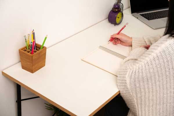 ２台セット シンプルなワークデスク