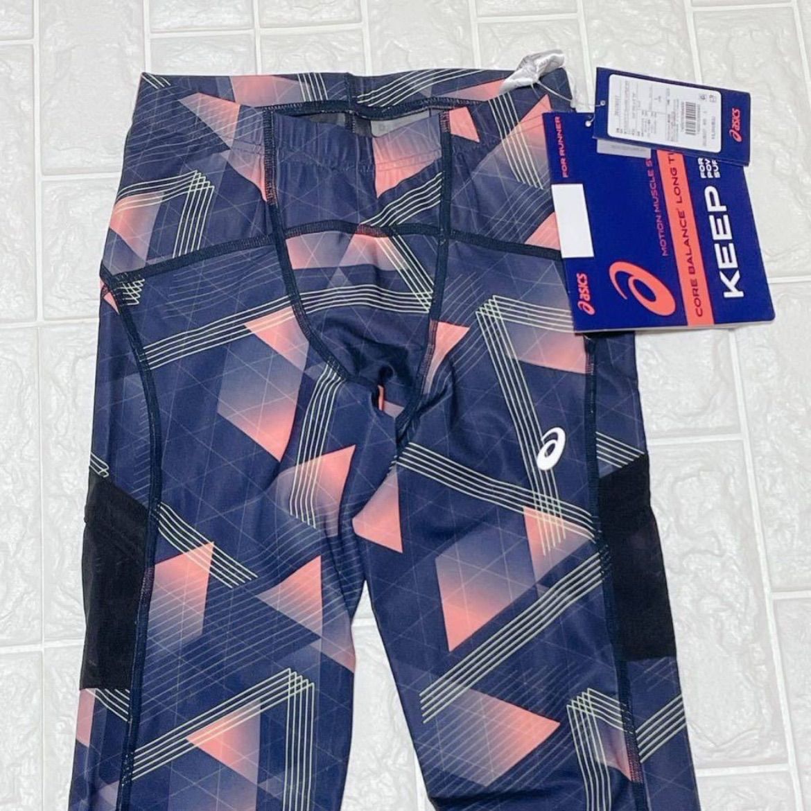 最高級 未使用】asics アシックス W'Sランニンググラフィックコア 陸上用パンツ