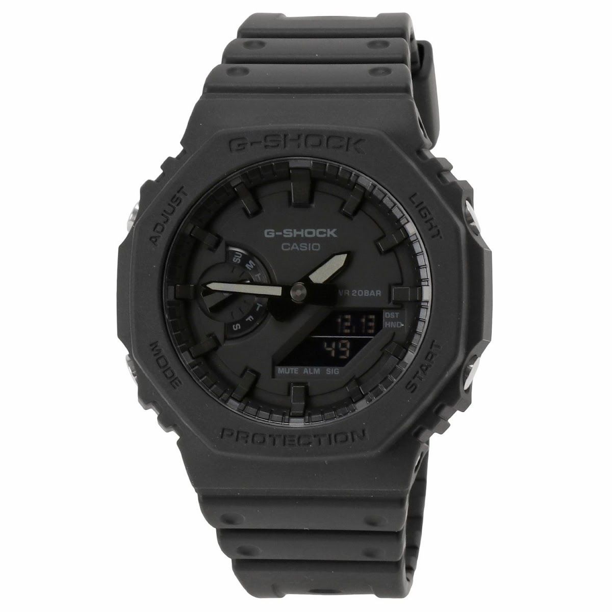 [カシオ] ジーショックGA-2100-1AJF メンズ ブラック GA-2100-1AJF | CASIO