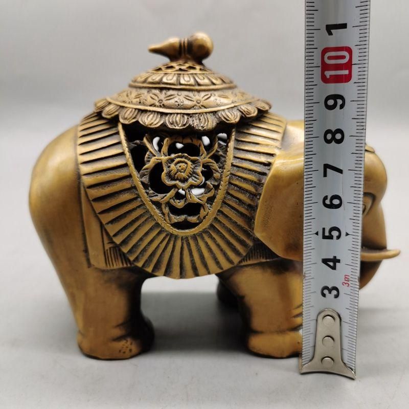 めでたい如意銅象 香炉 工芸品 美術品 置物 めでたい如意銅象 香炉 工芸品 美術品 置物 めでたい如意銅象