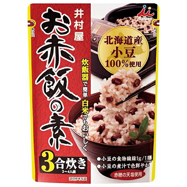 井村屋 お赤飯の素 230g×24袋入×(2ケース)| 送料