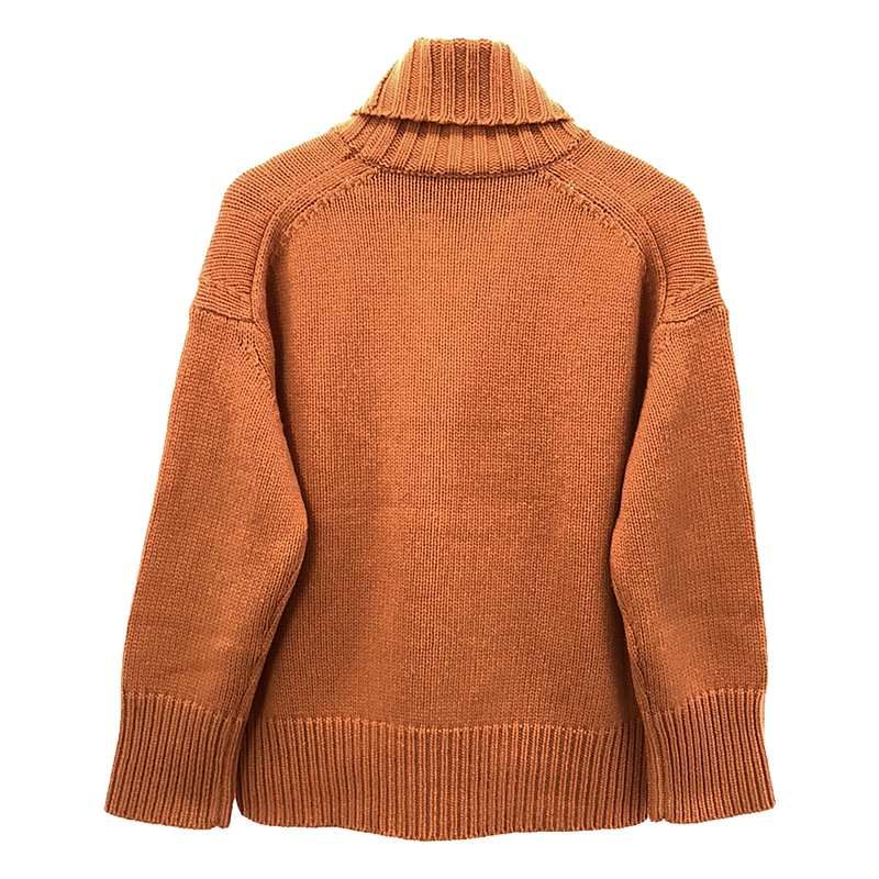美品 ギャルリーヴィー ファインウール ハイネックプルオーバー オレンジ GALERIE VIE / ギャルリーヴィー | ファインウール ハイネックプル