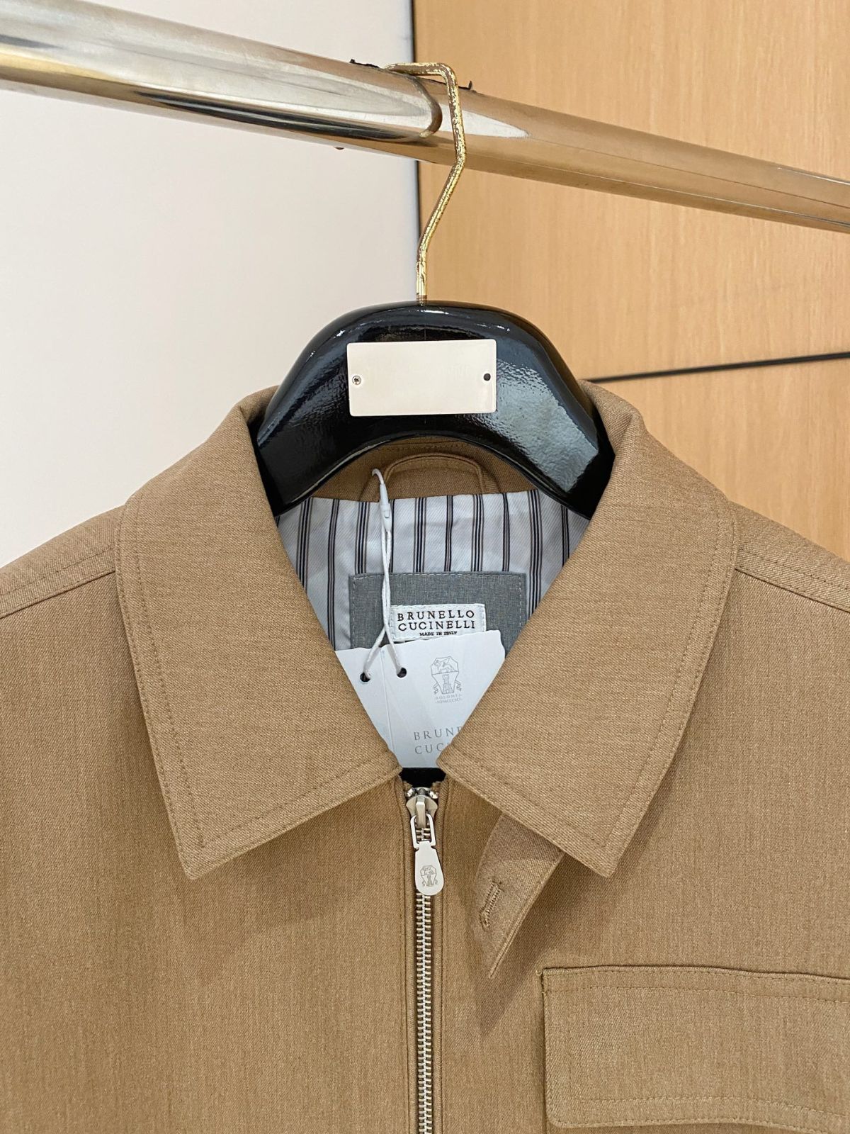ブルネロ・クチネリ ジャケット カーキM~3XL○数量限定○在庫限り【送料無料】ブルネロクチネリ