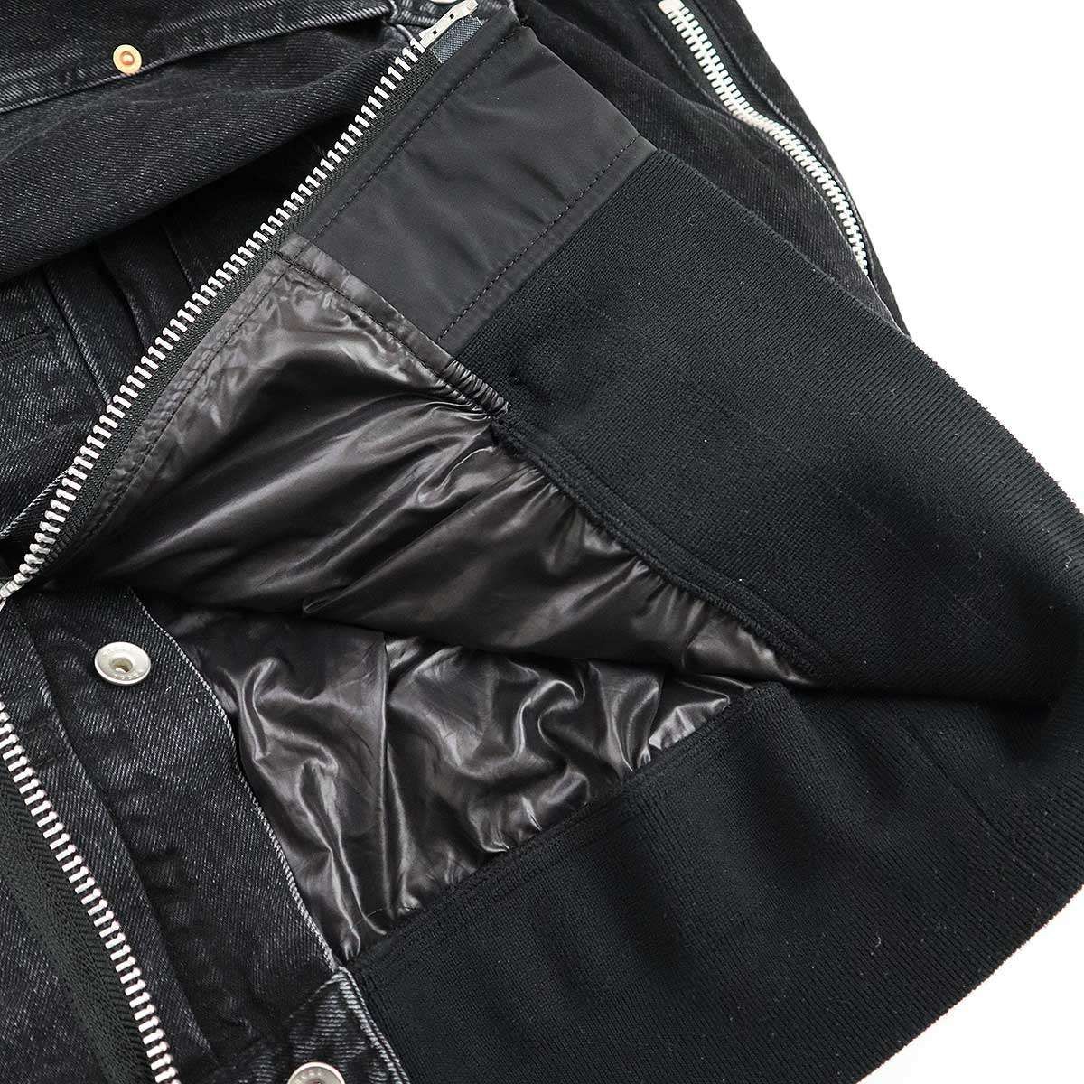 sacai サカイ Denim x Nylon Twill Jacket ドッキングデニムブルゾン 