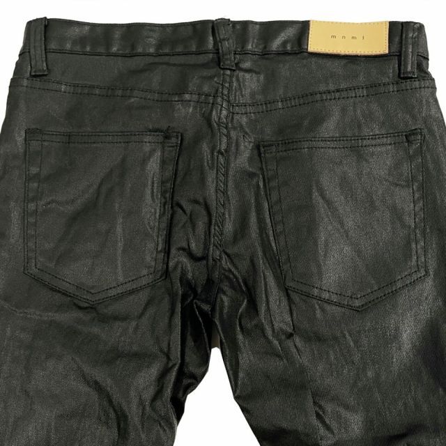 【送料無料】mnml M11 スキニー デニム パンツ PU加工 ブラック 黒 STRETCH DENIM BLACK ミニマル