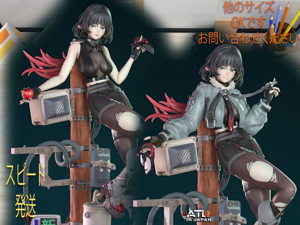 1/8スケール Jane Tel ガレージキット サイバーパンクガール