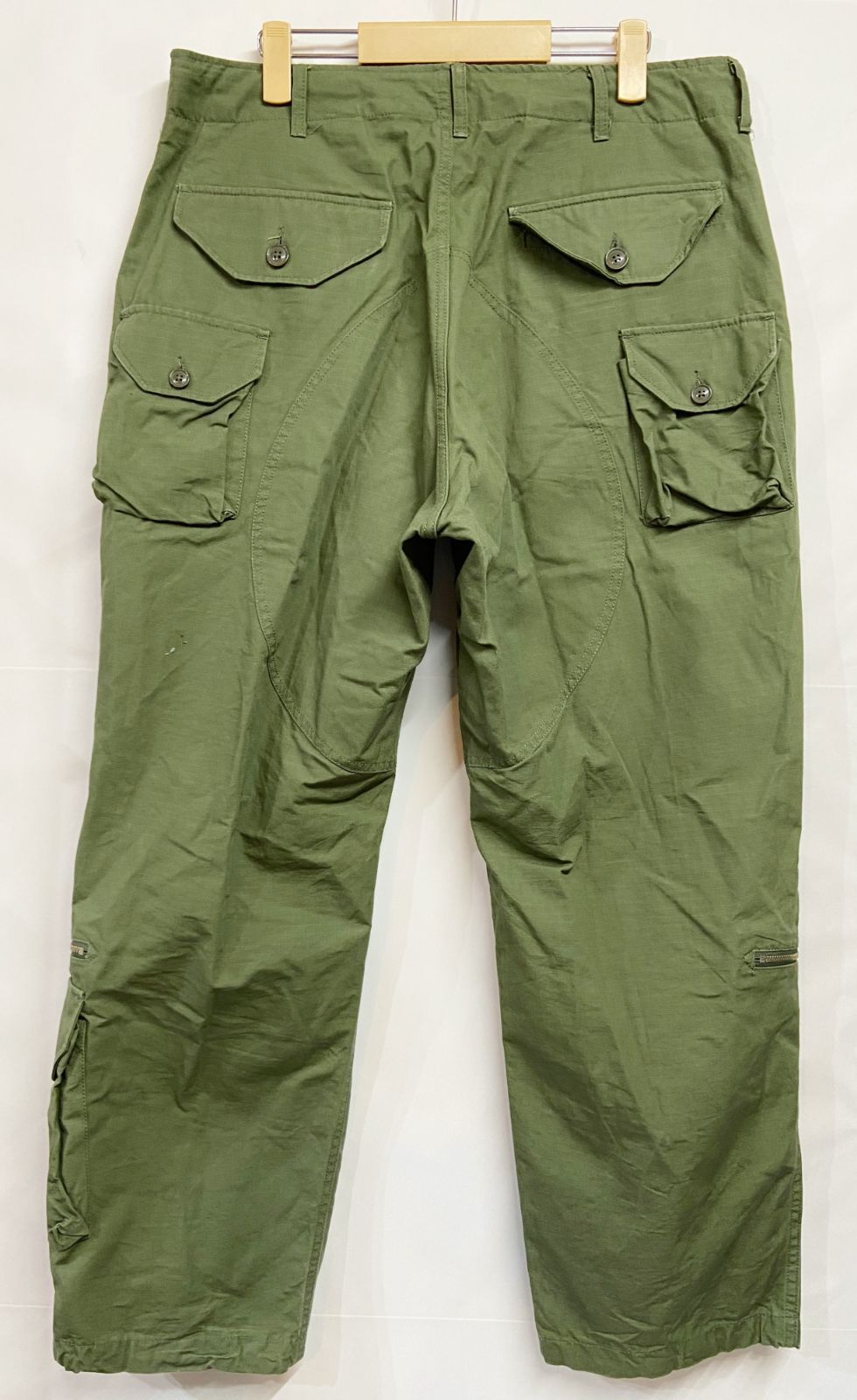 ENGINEERED GARMENTS × BEAMS PLUS 別注 Flight Pants Cotton Ripstop エンジニアードガーメンツ ビームスプラス フライトパンツ コットンリップストップ