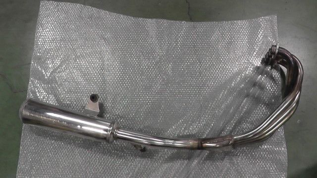 バンディット250　GJ74A-116xxx　の　マフラー 傷　へこみ:#1724890916