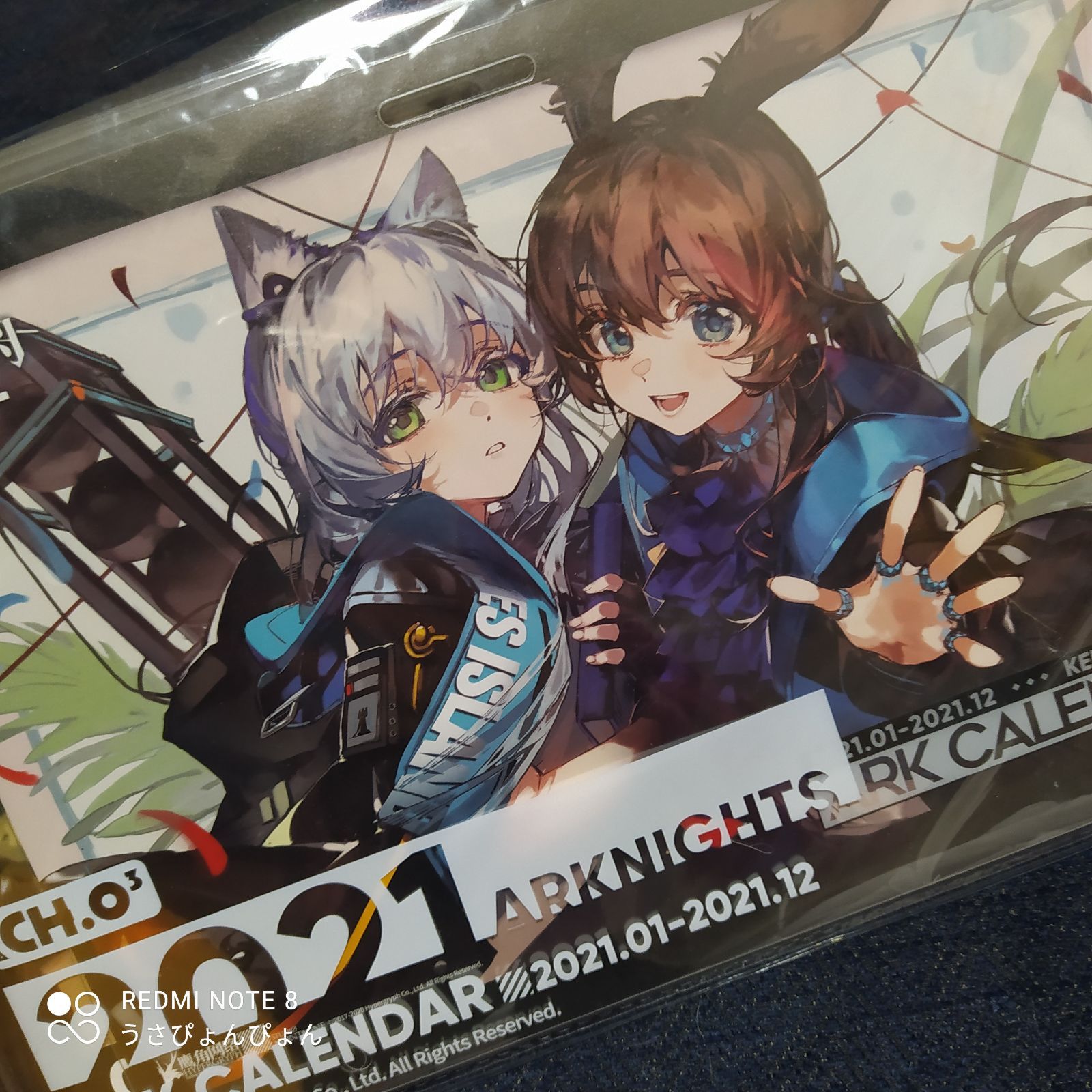 アークナイツ　カレンダー　グッズ　イラスト集　W　アーミヤ　ケルシー　スカジ