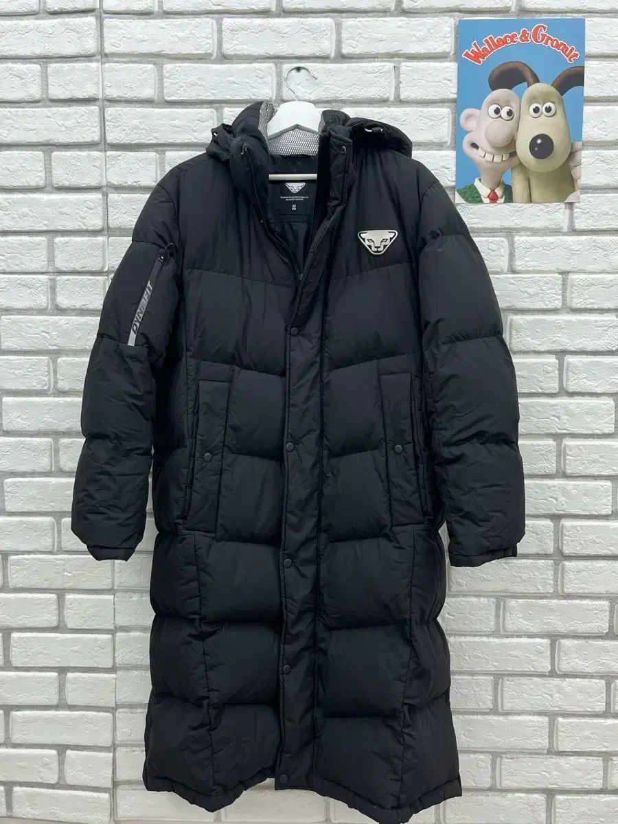 DYNAFIT ブラック ロングダウンジャケット - M 95