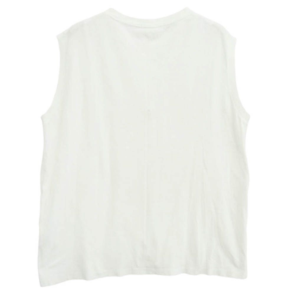 COMOLI コモリ 22SS V01-05016 空紡天竺 ノースリーブ カットソー ホワイト系 3