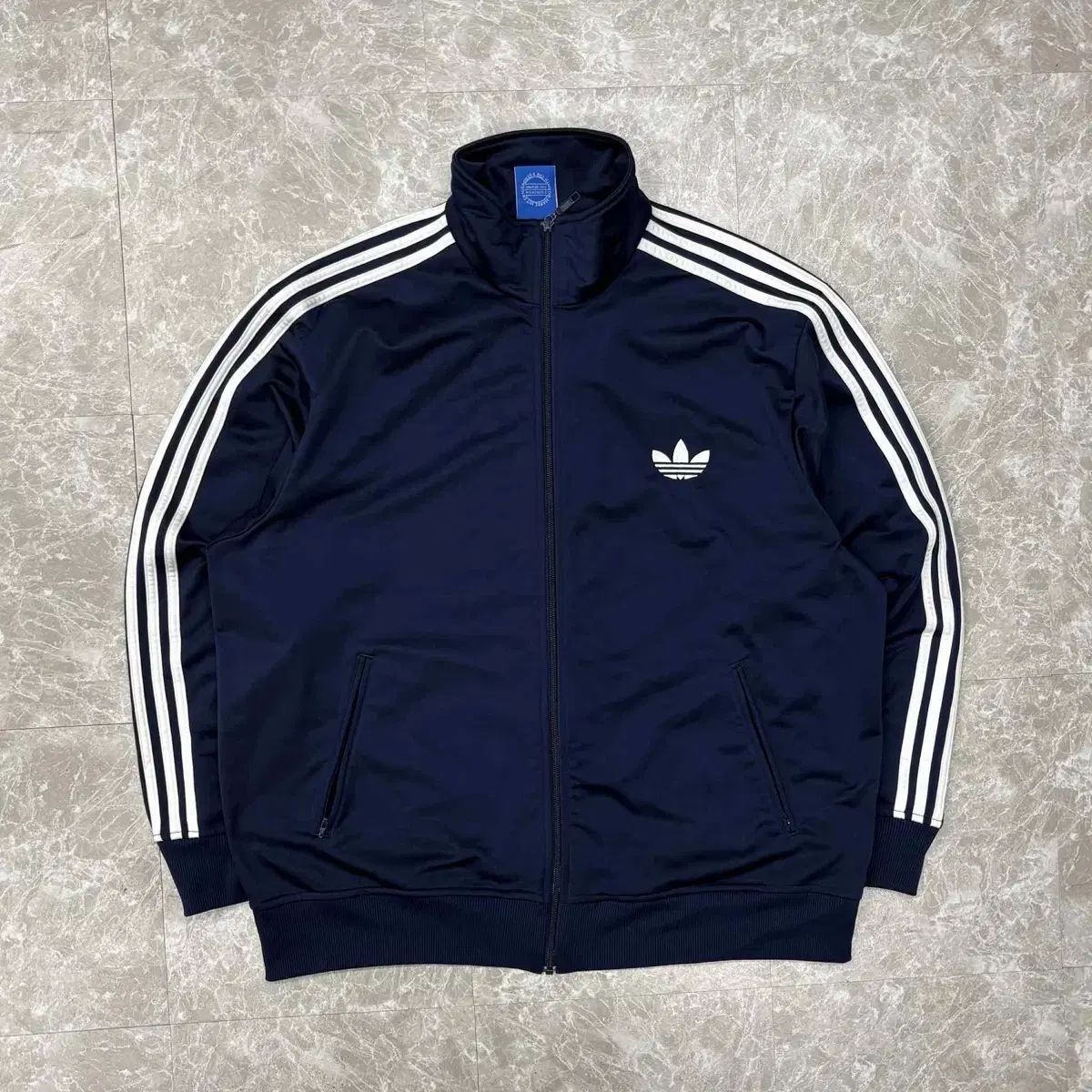 アディダス ネイビー 旧ファイヤーバード ゴールデンサイズ BIGサイズ KPOP アイドル トラックジャージ ジャージ XX