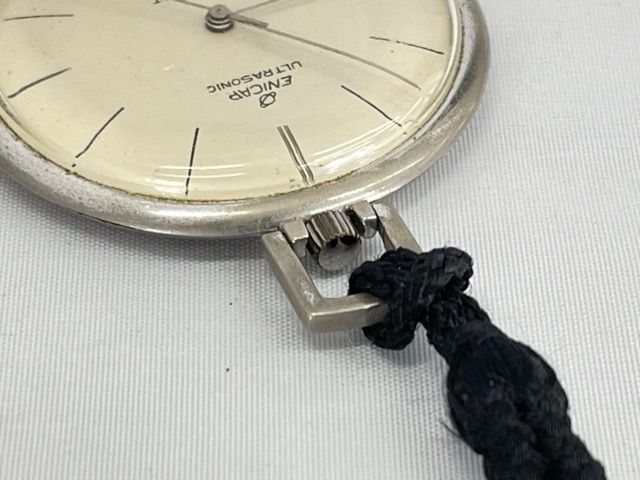 【T】ENICAR エニカ ULTRASONIC ウルトラソニック 懐中時計 エニカ ウルトラソニック 懐中時計 Cal.UNITAS 285 / ENICAR