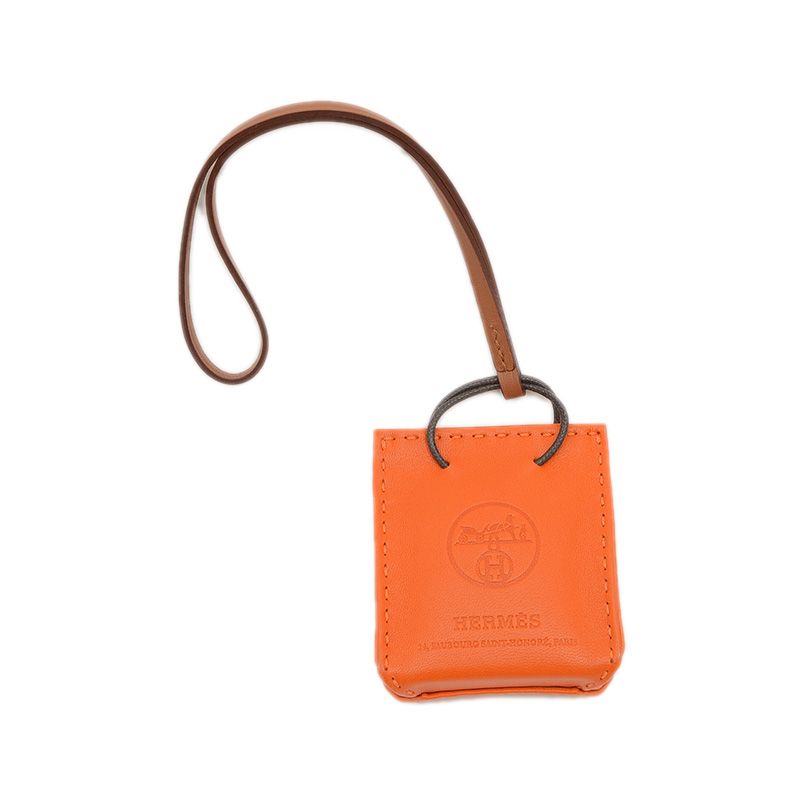 エルメス サックオランジュ チャーム アニューミロ フーオレンジ Z刻印