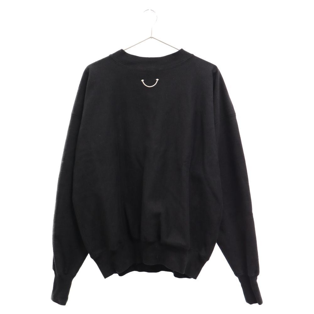 READY MADE (レディメイド) M-NECK SWEAT SMILE バックロゴプリント ...