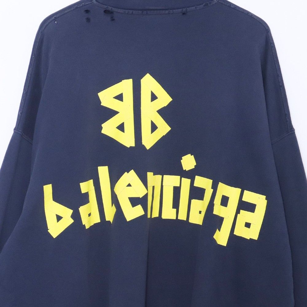 BALENCIAGA バレンシアガ テープタイプ スウェット 楽天市場】【中古】BALENCIAGA 23AW Tape Type Sweatshirt USED加工
