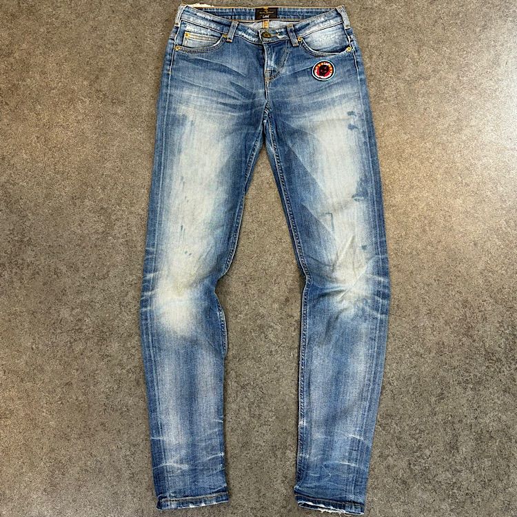 Vivienne Westwood Lee Skinny Jean Vintage Stretch ヴィヴィアンウエストウッド リー コラボ 別注  スキニージーンズ ジーパン ダメージ ワッペン 刺繍 ヴィンテージ・USED加工 ストレッチ - メルカリ