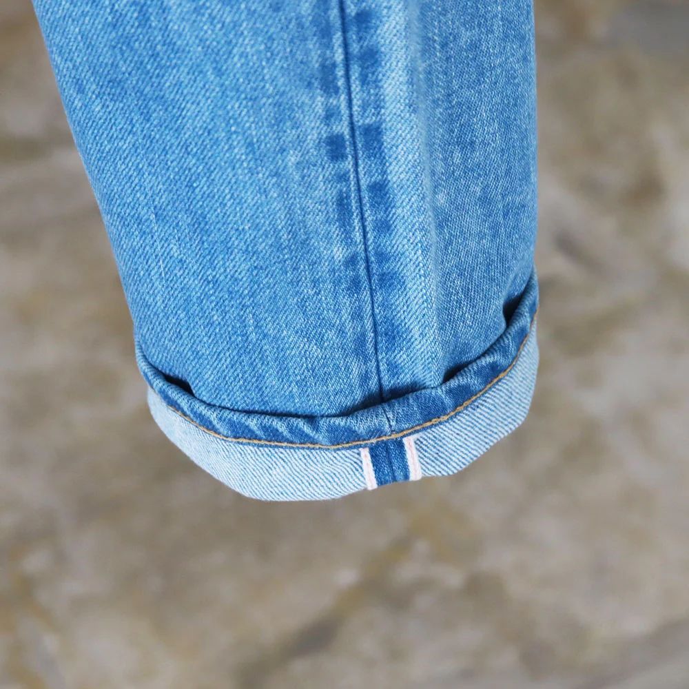 HATSKI ハツキ Loose Tapered Denim -Used-Ice Blue HTK-22001-U ルーズテーパード デニム ユーズド アイスブルー ジーンズ パンツ 新品 - メルカリ