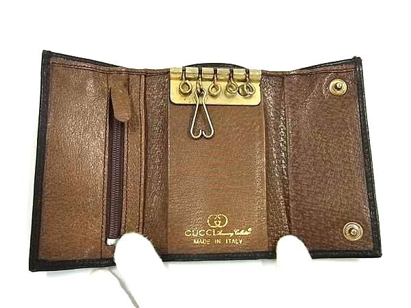 GUCCI グッチ オールドグッチ ヴィンテージ レザー 5連 キーケース 鍵