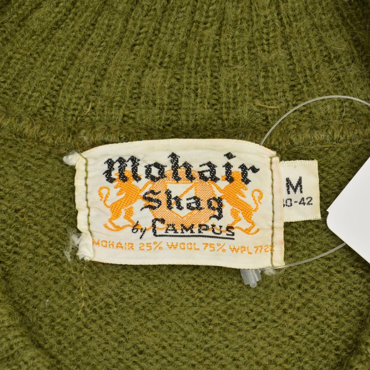 CAMPUS】60s Mohair Shag Vネック長袖ニットセーター - メルカリ