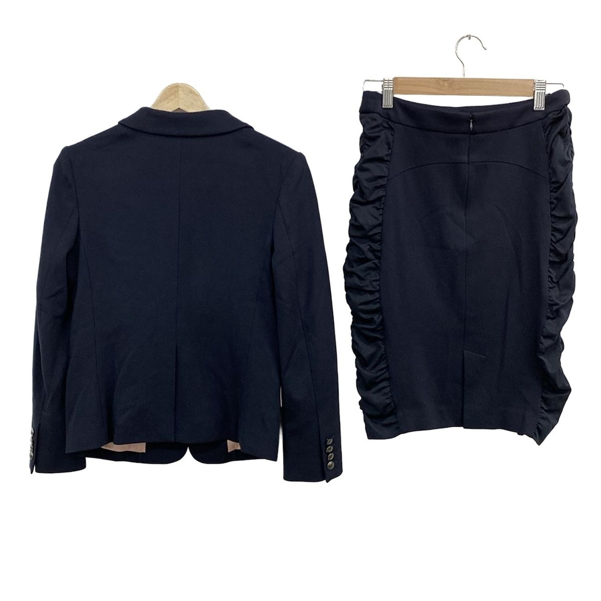 kayme ケイミー スカートスーツ レディース - ネイビー