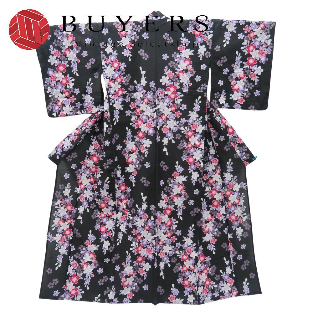 中古】未使用展示品 反物 着尺 化学繊維 ピンクベージュ くすみ