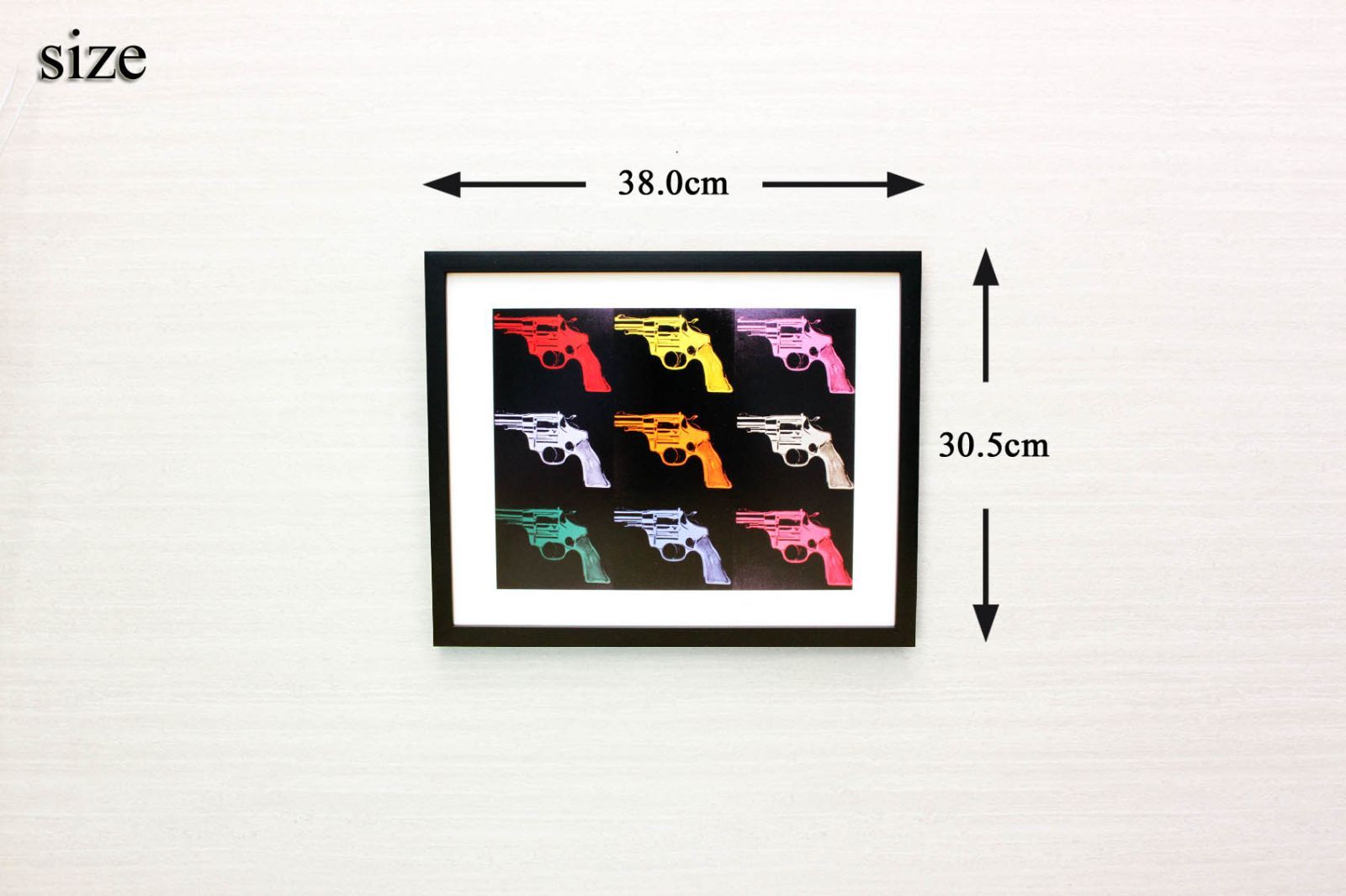 アンディ ウォーホル Gun, Andy Warhol 0 (many⁄rainbow) 1981-82 