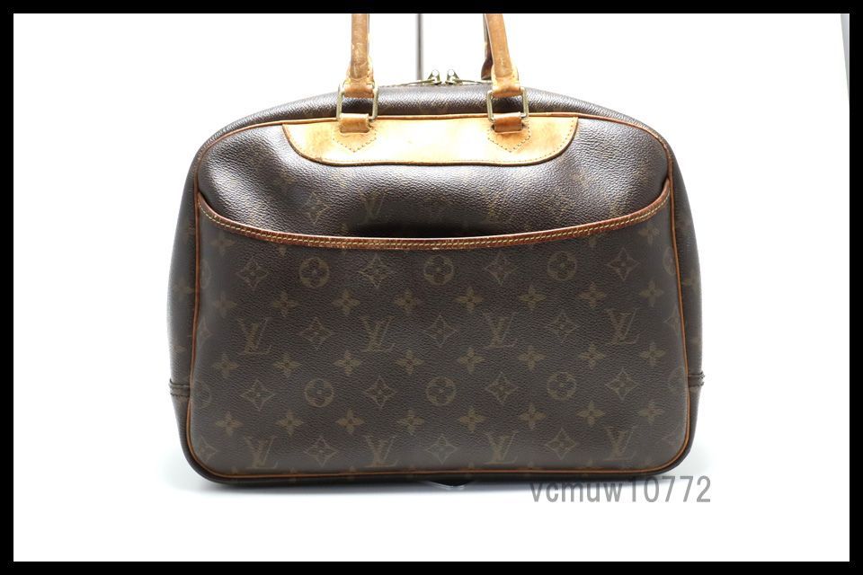 希少美中古□LOUIS VUITTON モノグラム ドーヴィル レザー