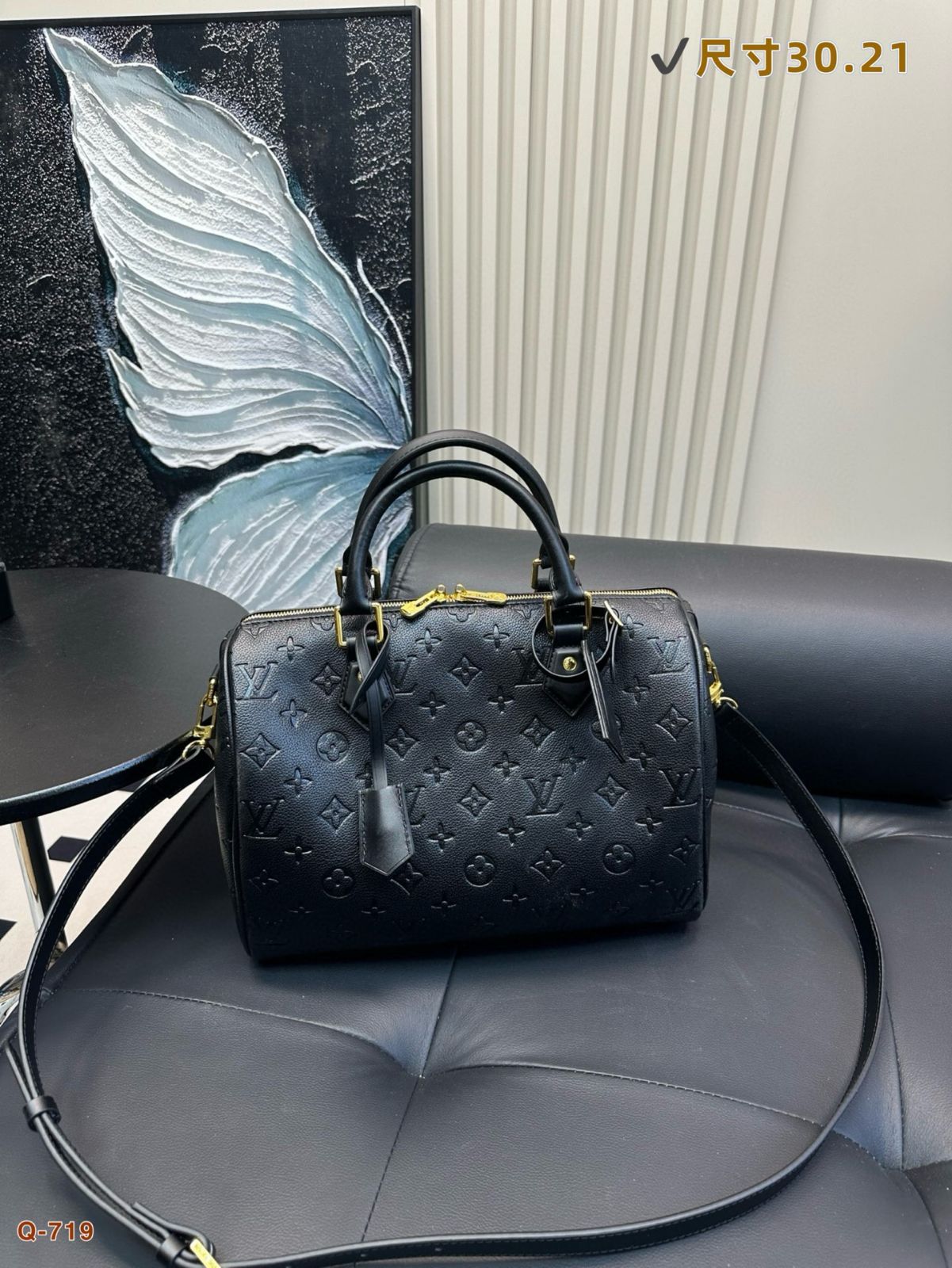 💰1280折りたたみボックス LV speedyエンボスボストン枕バッグ