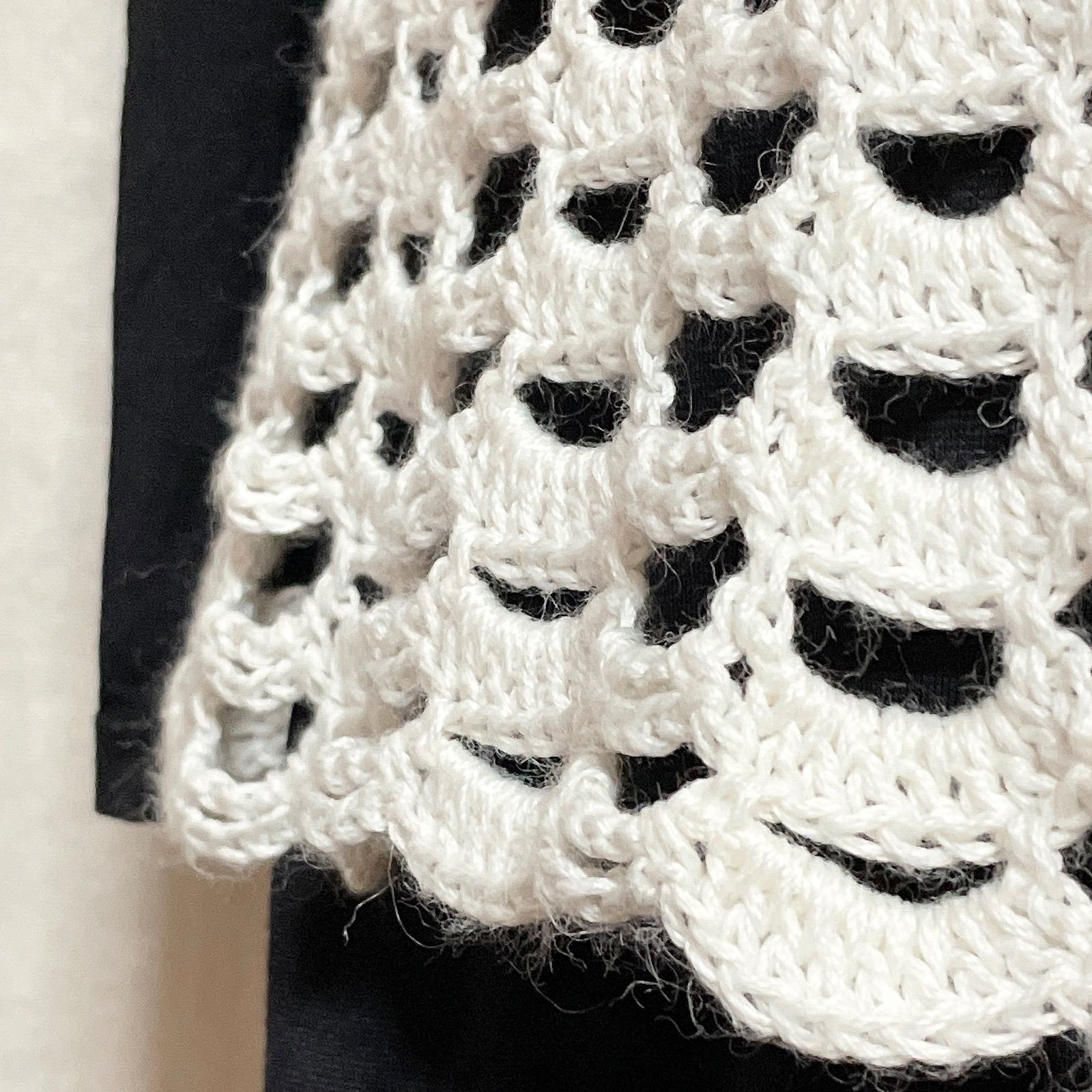 手編み ニット ⌘ Aラインがエレガントなベスト