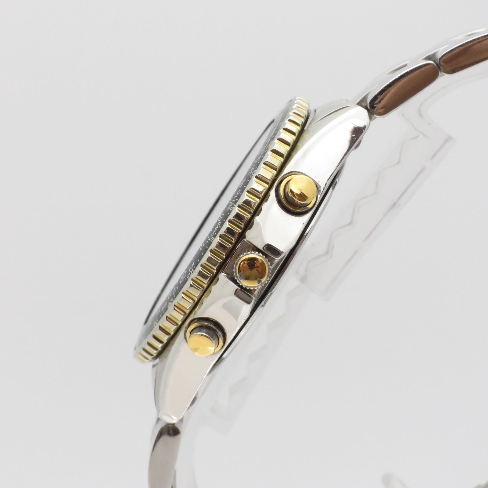 新品電池】セイコー ANA 限定 クロノグラフ メンズ 腕時計 7T92-0CF0