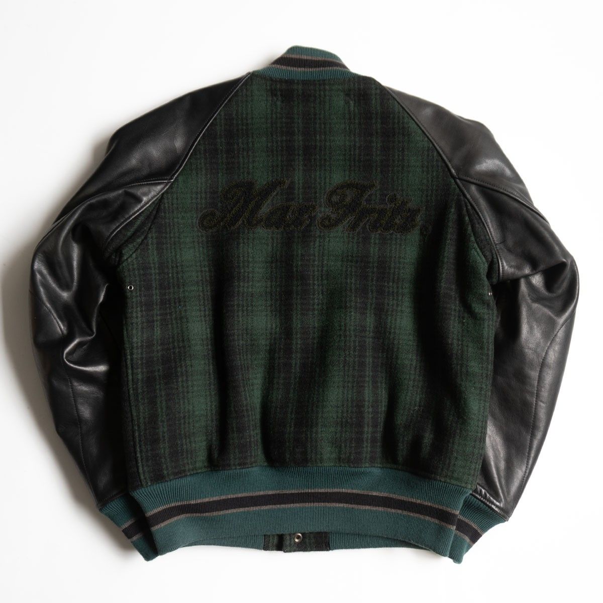 Max Fritz 袖レザー スタジャン 48 マックスフリッツ 25100045