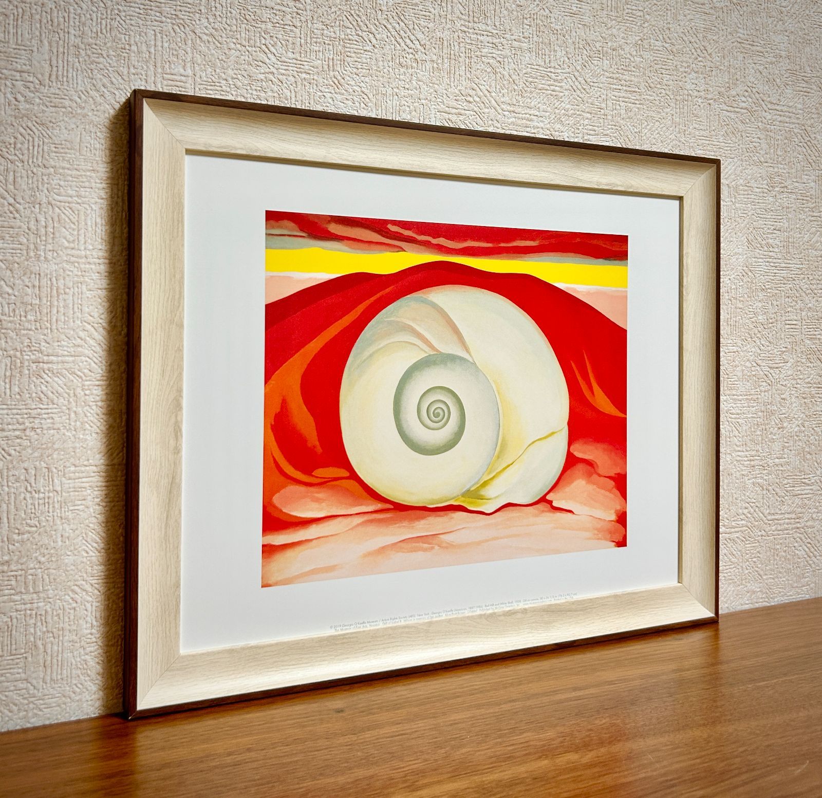新品☆額縁付アートポスター☆ジョージア・オキーフ☆O'Keeffe