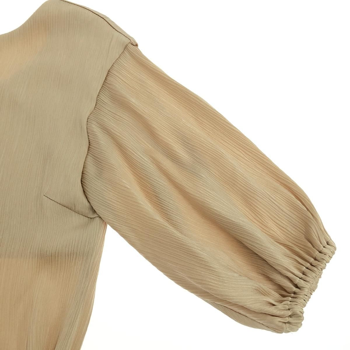 JOIEVE ジョエブ ウエストリボン ワンピース サイズ:36 ベージュ  