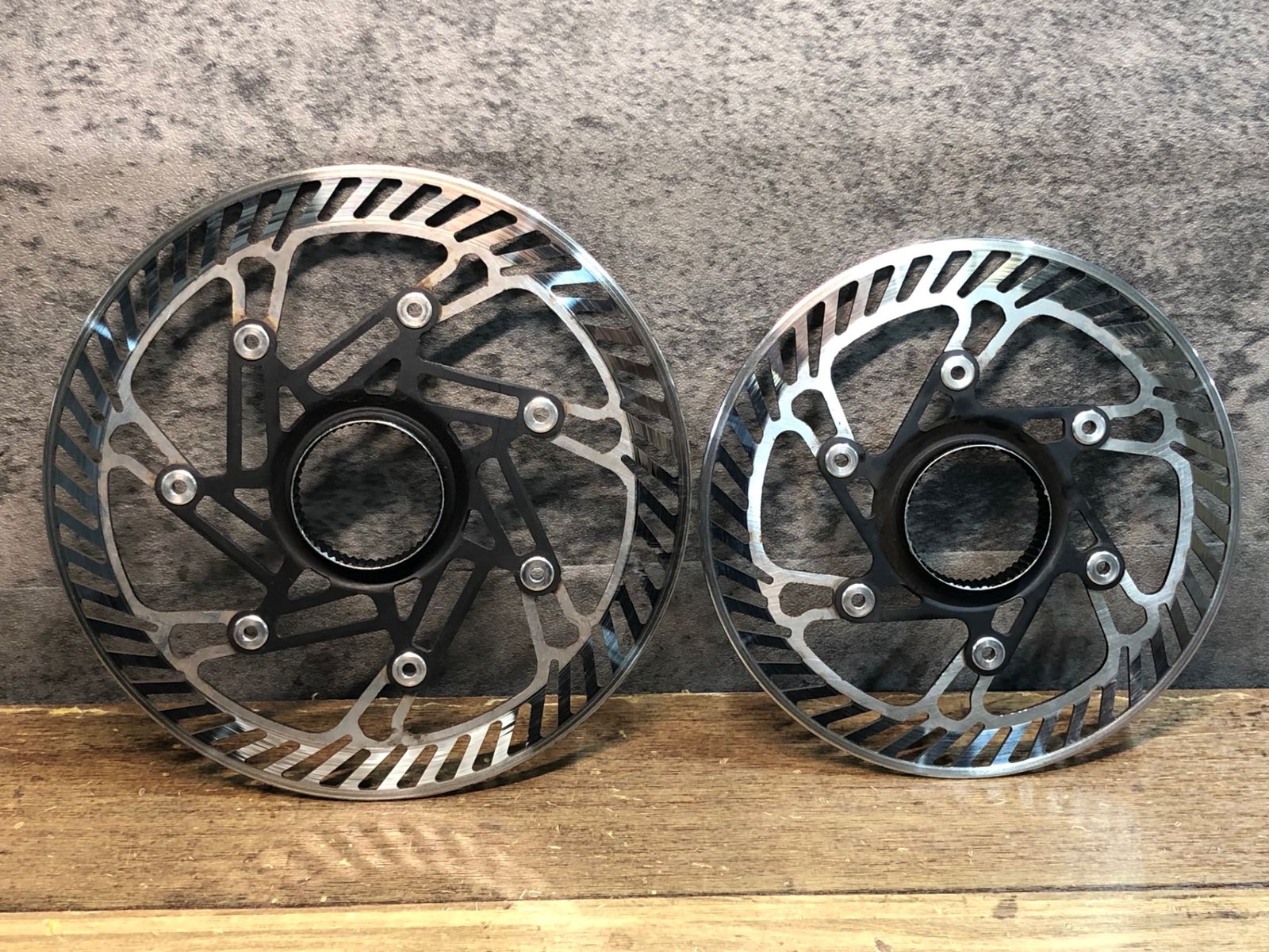 IX491 カンパニョーロ CAMPAGNOLO ディスクローター Φ160 Φ140 2枚セット 板厚1.7mm|1.7mm