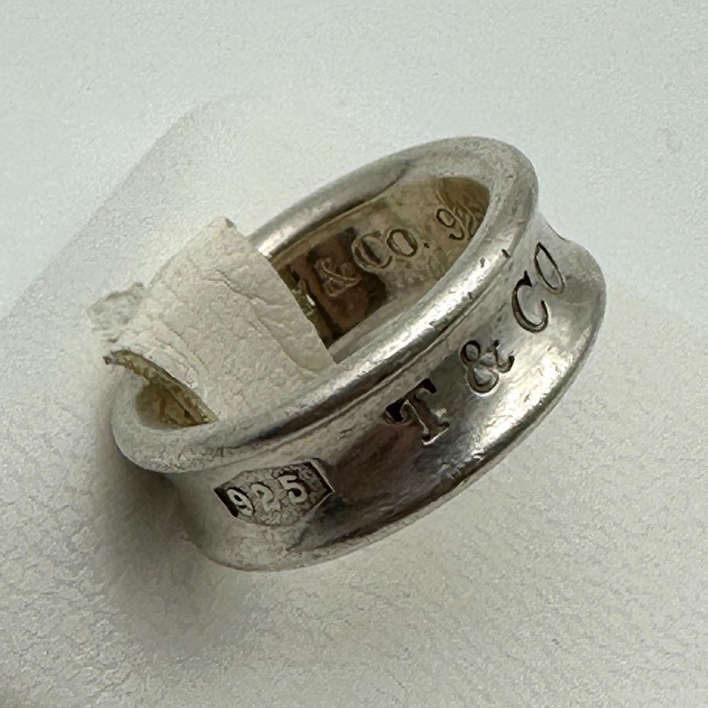 TIFFANY&Co. 1837 ナローワイドリング  SV925 22.5号 □TIFFANY＆Co. ティファニー 1837 ナロー リング 約8.5号 SV925