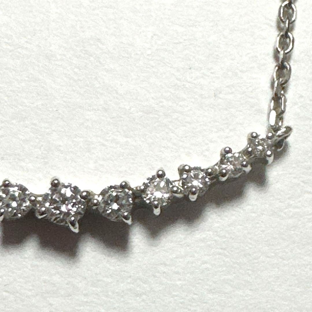 ヨンドシー 4℃ ネックレス SV 透明石 シルバー 大人気 お洒落 定番