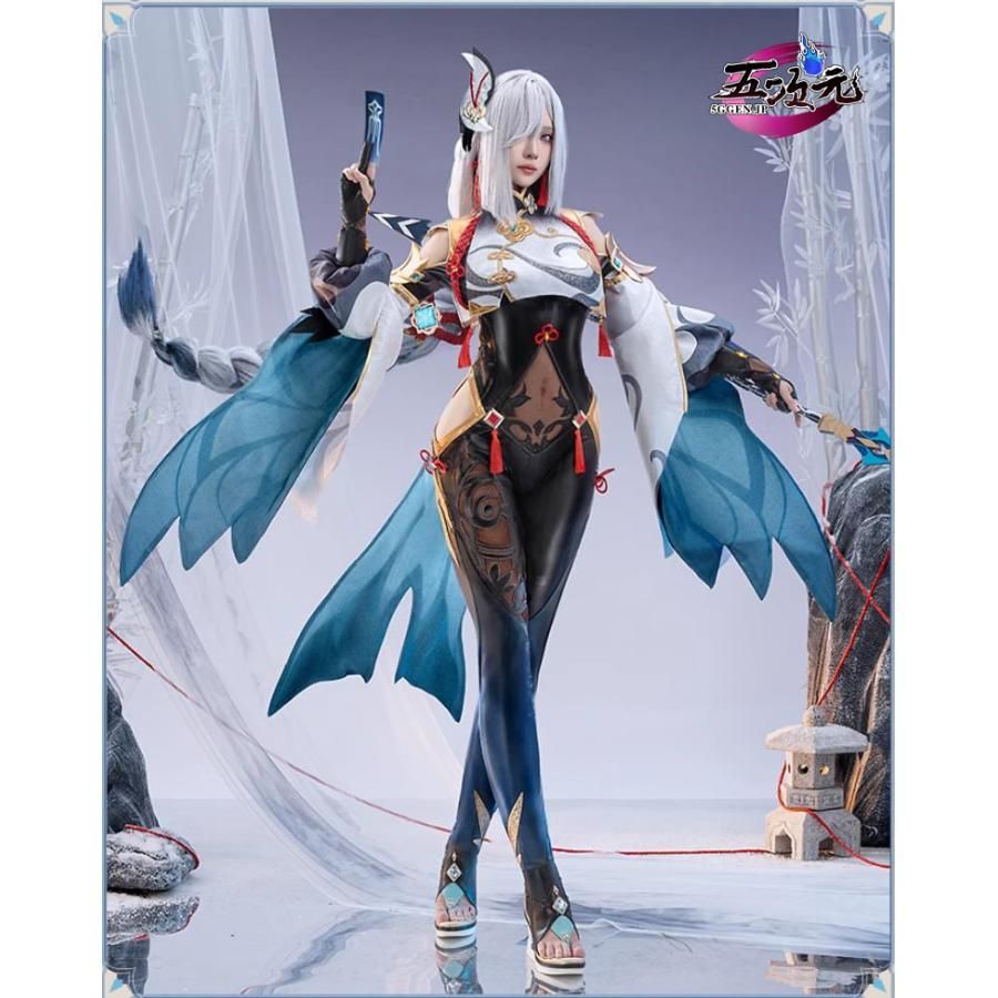 Ladoo製　申鶴　コスプレ衣装　靴 Ladoo製 申鶴 コスプレ衣装 靴 原神 Genshin げんしん 申鶴-しん