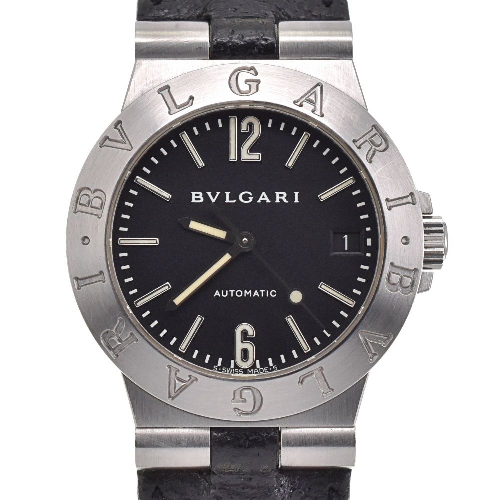ブルガリ BVLGARI LCV35S ディアゴノ スポーツ デイト 自動巻き メンズ G 139713