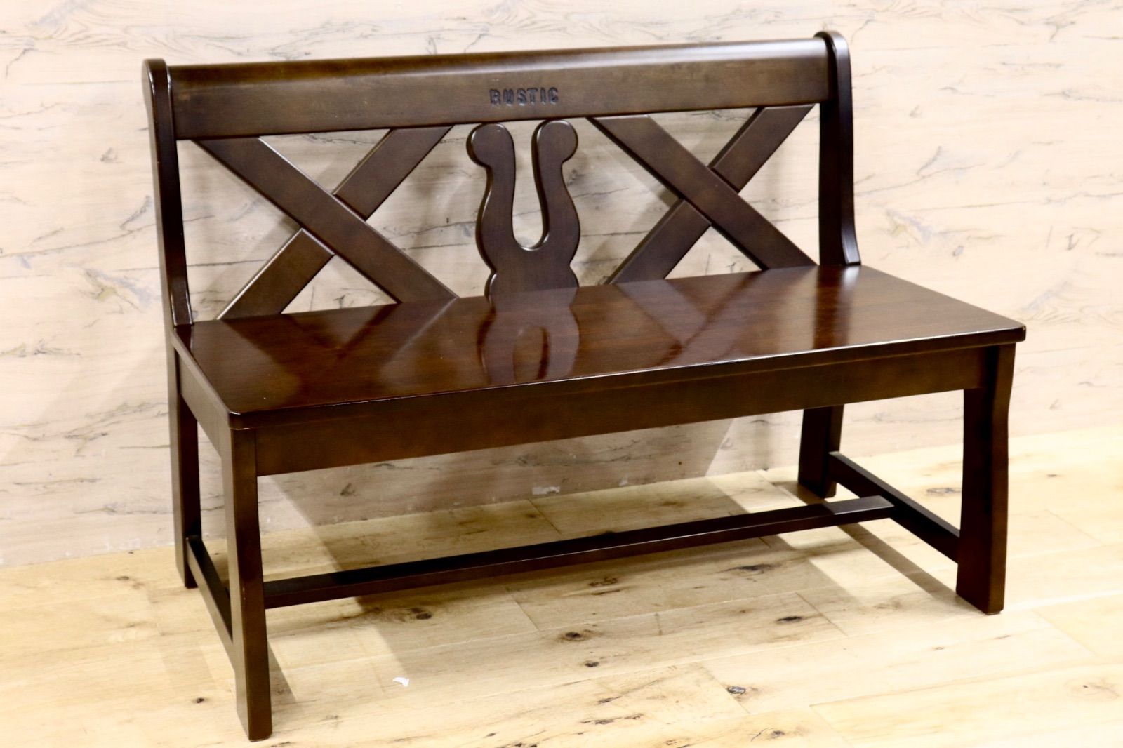 GMIH261B○karimoku | カリモク RUSTIC ルスティック ベンチ ダイニングチェア 椅子 レトロ カントリー 人気 国産家具