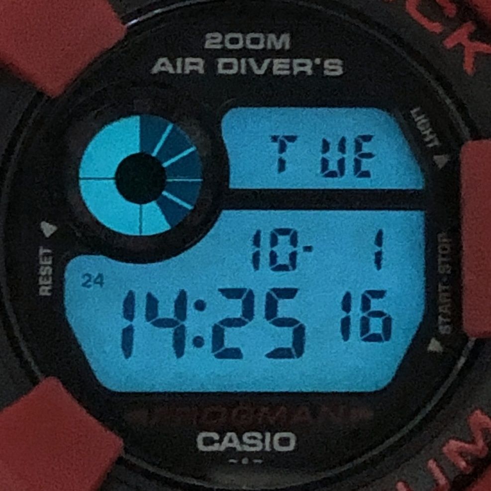 G-SHOCK ジーショック DW-8200NT-4 FROGMAN2000 フロッグマン 赤蛙