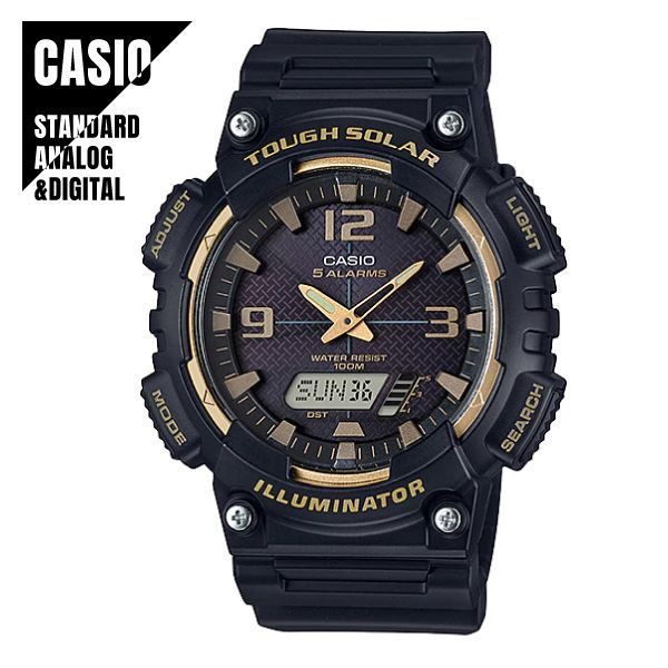 【新品 本物】カシオ CASIO スタンダード タフソーラー メンズ アナデジ 腕時計 AQ-S810WC-4A グレー 付属品なしCASIO カシオ STANDARD スタンダード AQ-S810W-1BVDF タフ
