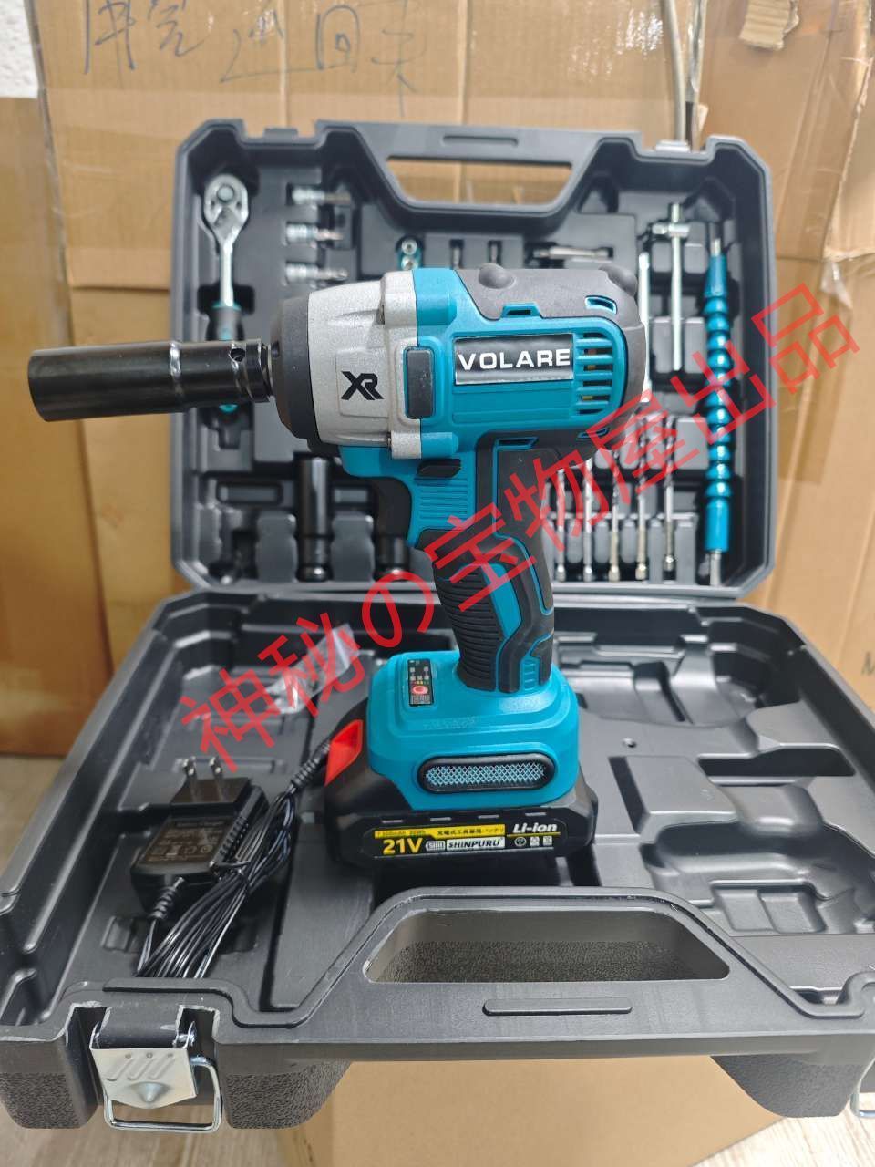 電動インパクトドライバー21Vセインパクトレンチ3枚LED灯マキタ18Vバッテリータイヤ交換ット1台多役併用充電式XR正逆転両用PS