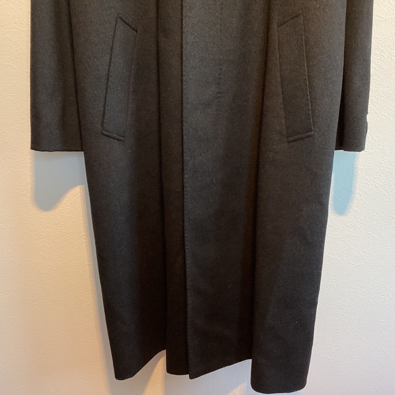 ☆美品☆ ステンカラーコート カシミヤ100% ロングコート M