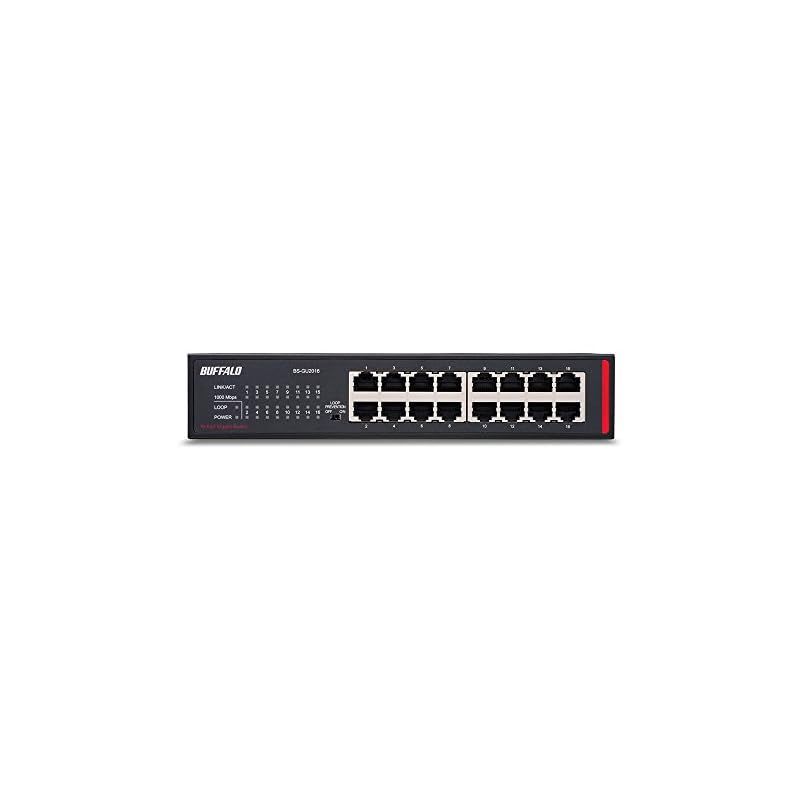 BUFFALO バッファロー レイヤー2 Giga アンマネージスイッチ 16ポート BS-GU2016